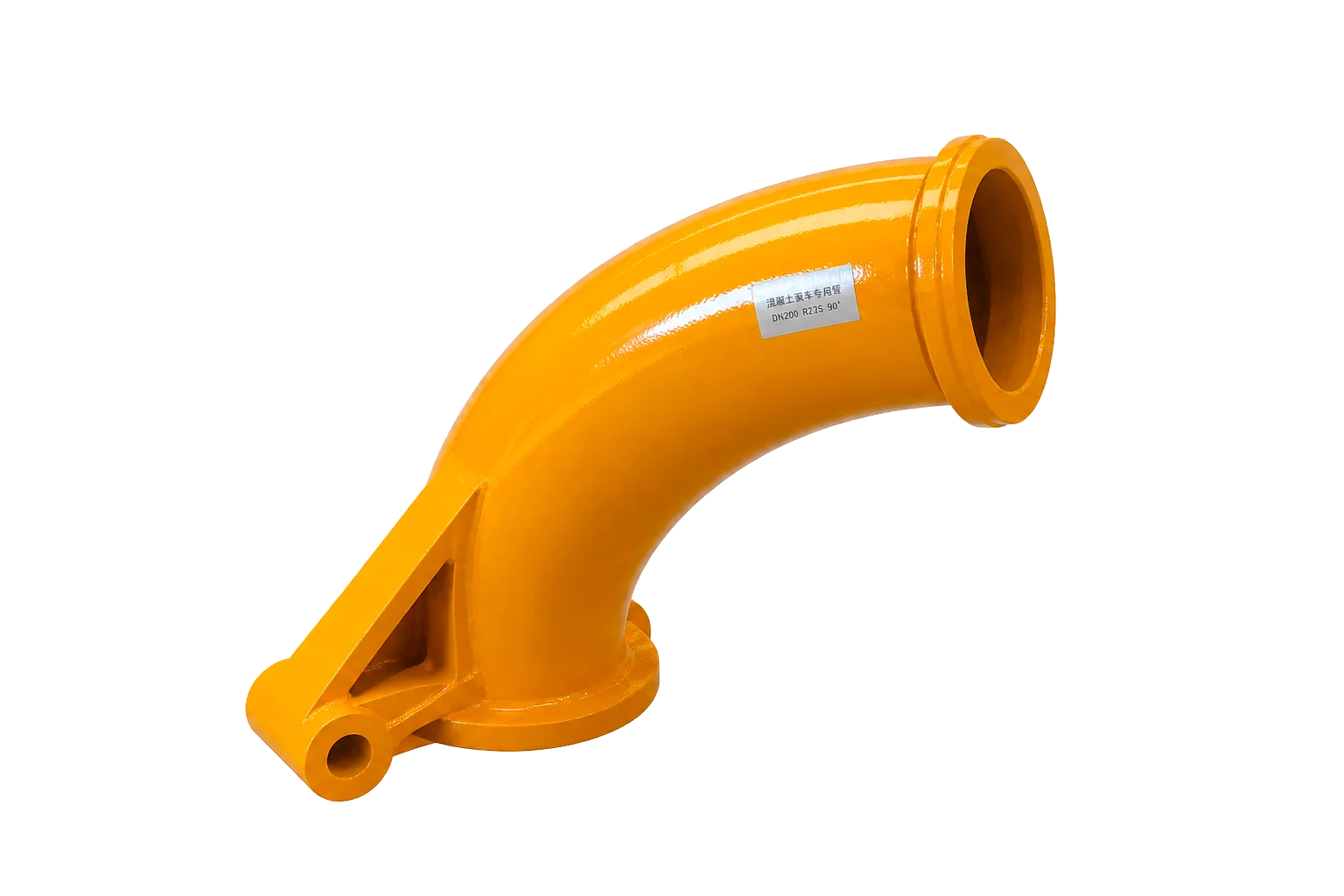 DN200 90° Concrete Pump Elbow factory product photo, Concrete Pump Parts, manufactured by Hebei Pinjin Machinery in Xingtai, Hebei, China